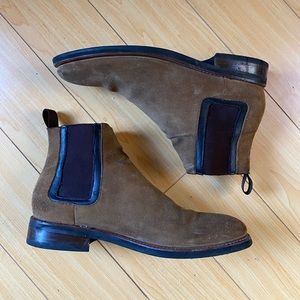 Thursday Boot Brown Suede Chelsea Boots Sz 11 Worn